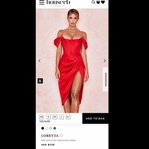 House of CB - Loretta dress (red)
